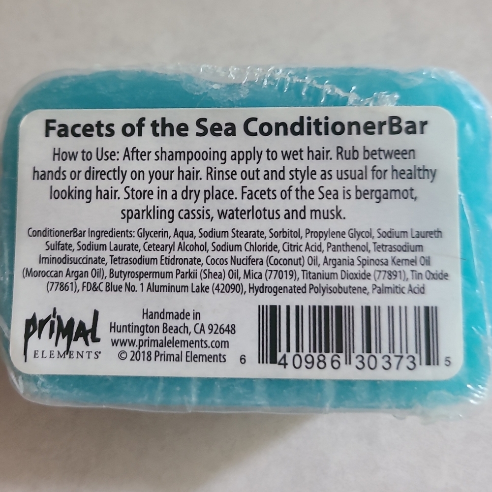 Primal Elements Vegan Facets of the Sea ShampooBar & ConditionerBar - Picture 5 of 5